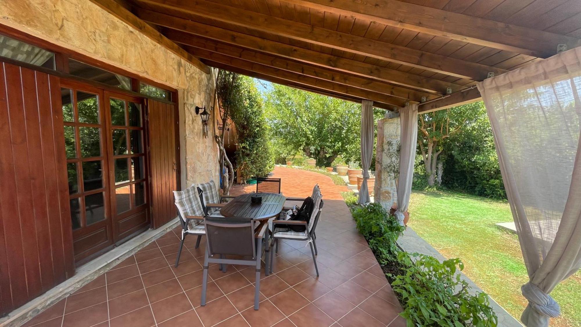 Villa Skine With Private Pool And Garden Chania  Exterior photo