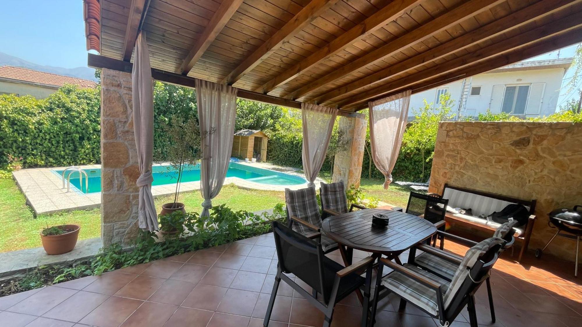Villa Skine With Private Pool And Garden Chania  Exterior photo